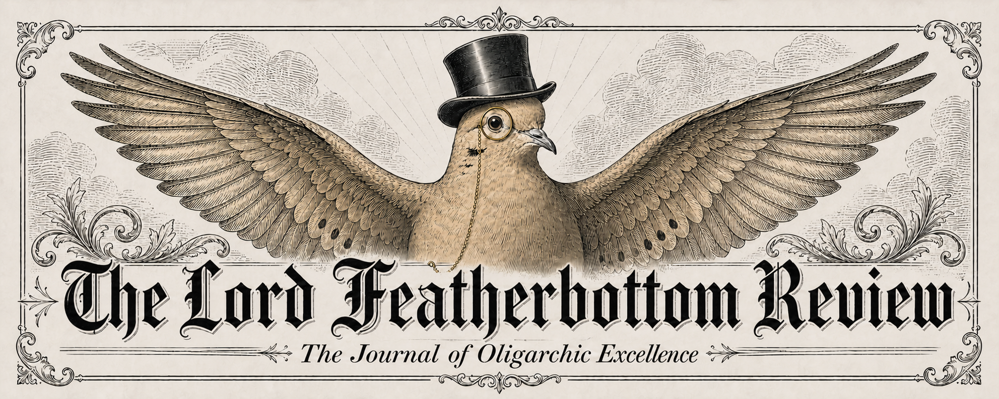 The Lord Featherbottom Review - The Journal of Oligarchic Excellence